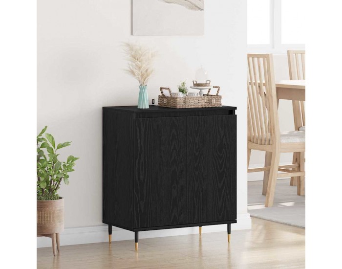 Sonata Bufet Stejar Negru 60 x 35 x 70 cm Lemn prelucrat