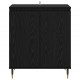 Sonata Bufet Stejar Negru 60 x 35 x 70 cm Lemn prelucrat