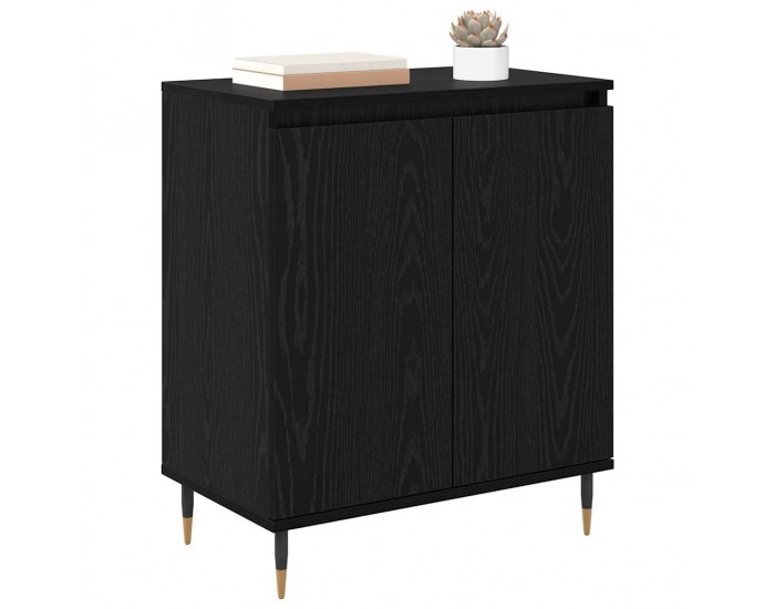 Sonata Bufet Stejar Negru 60 x 35 x 70 cm Lemn prelucrat