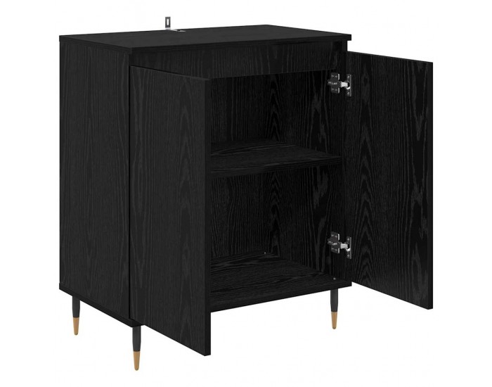 Sonata Bufet Stejar Negru 60 x 35 x 70 cm Lemn prelucrat