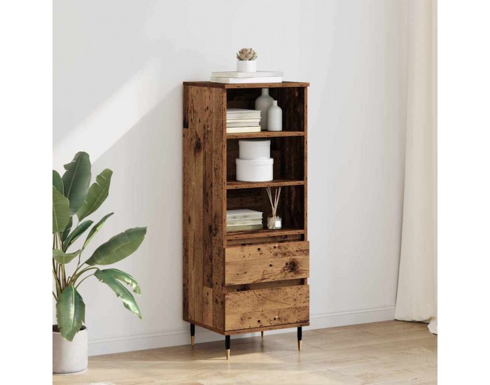 Sonata H Висок шкаф Старо дърво 40 x 36 x 110 см Инженерно дърво