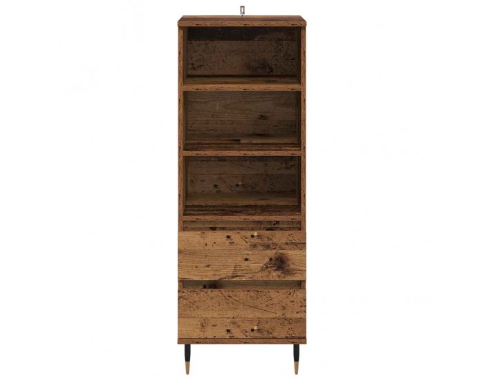 Sonata H Висок шкаф Старо дърво 40 x 36 x 110 см Инженерно дърво