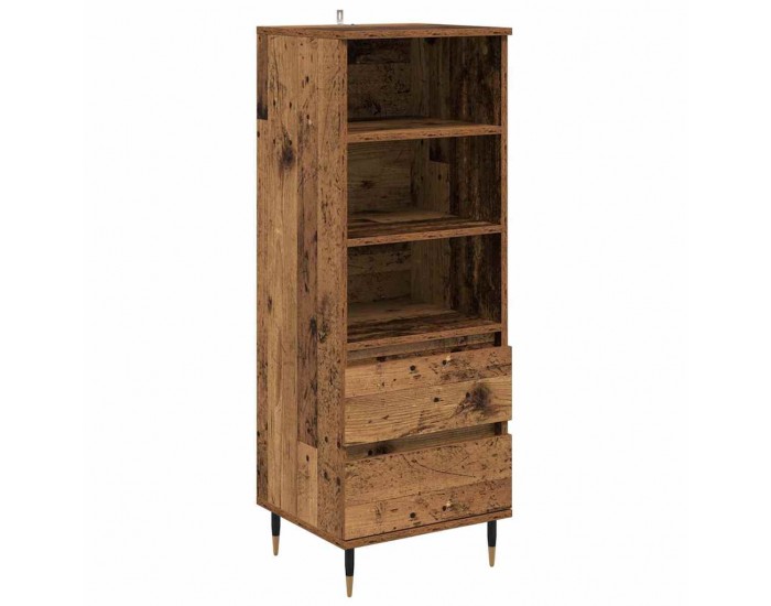 Sonata H Висок шкаф Старо дърво 40 x 36 x 110 см Инженерно дърво