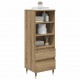 Sonata H Висок шкаф с чекмедже Дъб 40 x 36 x 110 см Инженерно дърво
