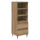 Sonata H Висок шкаф с чекмедже Дъб 40 x 36 x 110 см Инженерно дърво