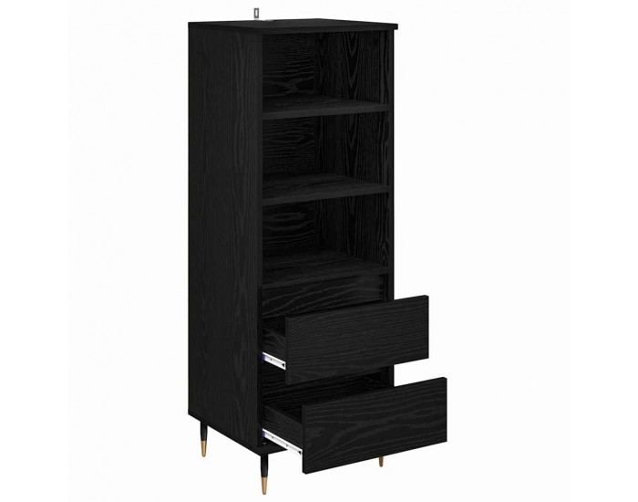 Sonata H Висок шкаф Черния дъб 40 x 36 x 110 см Инженерно дърво