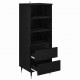 Sonata H Висок шкаф Черния дъб 40 x 36 x 110 см Инженерно дърво
