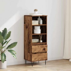 Sonata H Висок шкаф Старо дърво 40 x 36 x 110 см Инженерно дърво - Corpuri, vitrine, biblioteci modulare