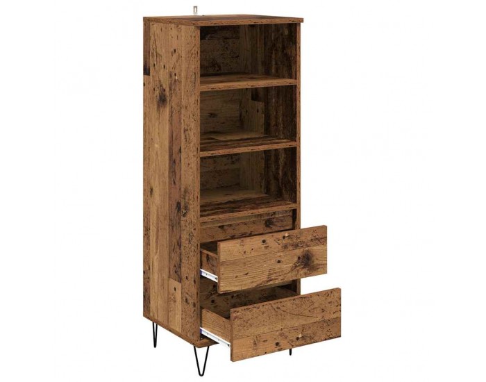 Sonata H Висок шкаф Старо дърво 40 x 36 x 110 см Инженерно дърво