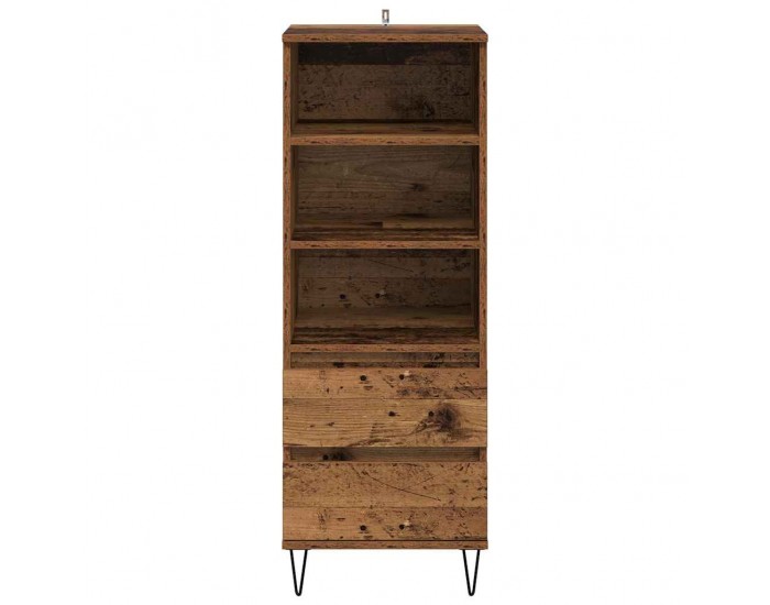 Sonata H Висок шкаф Старо дърво 40 x 36 x 110 см Инженерно дърво