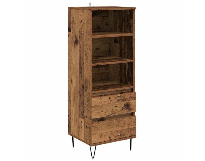 Sonata H Висок шкаф Старо дърво 40 x 36 x 110 см Инженерно дърво