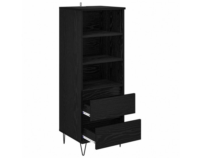 Sonata H Висок шкаф Черния дъб 40 x 36 x 110 см Инженерно дърво
