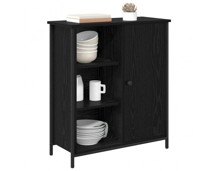 Sonata H Служебен шкаф Черния дъб 70 x 30 x 80 см Инженерно дърво
