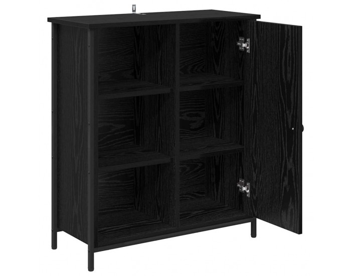 Sonata H Служебен шкаф Черния дъб 70 x 30 x 80 см Инженерно дърво