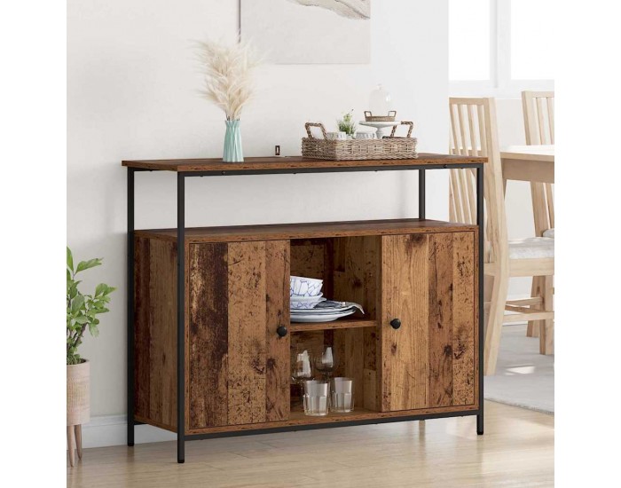 Sonata H Служебен шкаф Старо дърво 100 x 35 x 80 см Инженерно дърво