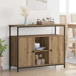 Sonata H Служебен шкаф Дъб 100 x 35 x 80 см Инженерно дърво - Corpuri, vitrine, biblioteci modulare