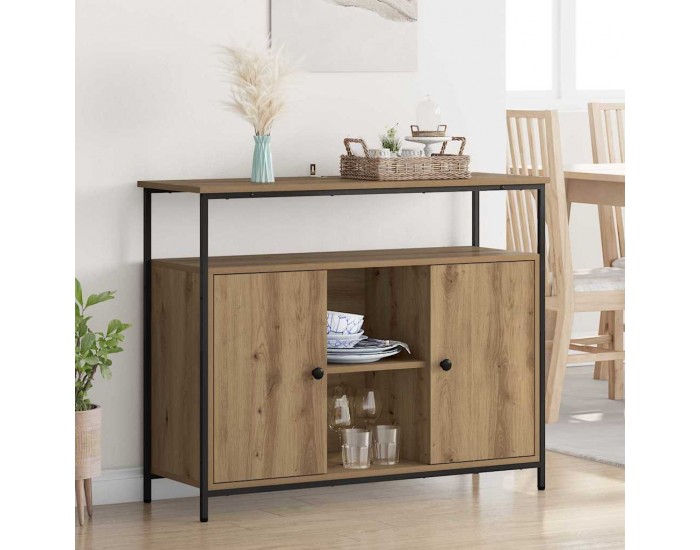 Sonata H Служебен шкаф Дъб 100 x 35 x 80 см Инженерно дърво