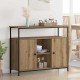 Sonata H Служебен шкаф Дъб 100 x 35 x 80 см Инженерно дърво