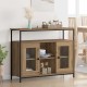 Sonata H Служебен шкаф Дъб 100 x 35 x 80 см Инженерно дърво