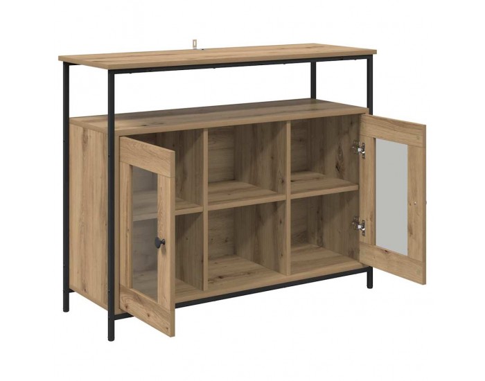Sonata H Служебен шкаф Дъб 100 x 35 x 80 см Инженерно дърво