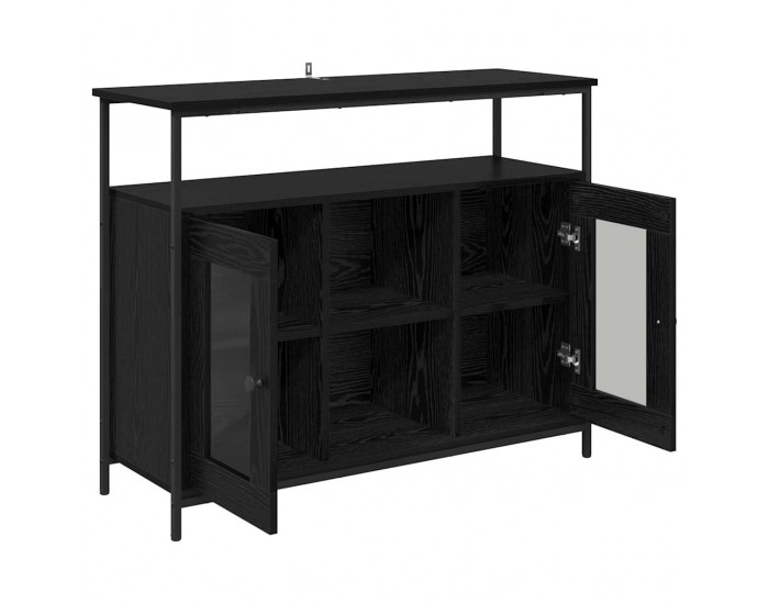 Sonata H Служебен шкаф Черния дъб 100 x 35 x 80 см Инженерно дърво