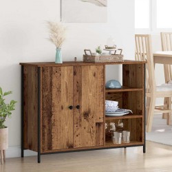Sonata H Служебен шкаф Старо дърво 100 x 33 x 75 см Инженерно дърво - Corpuri, vitrine, biblioteci modulare