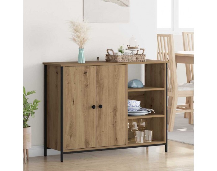 Sonata H Служебен шкаф Дъб 100 x 33 x 75 см Инженерно дърво