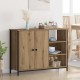 Sonata H Служебен шкаф Дъб 100 x 33 x 75 см Инженерно дърво