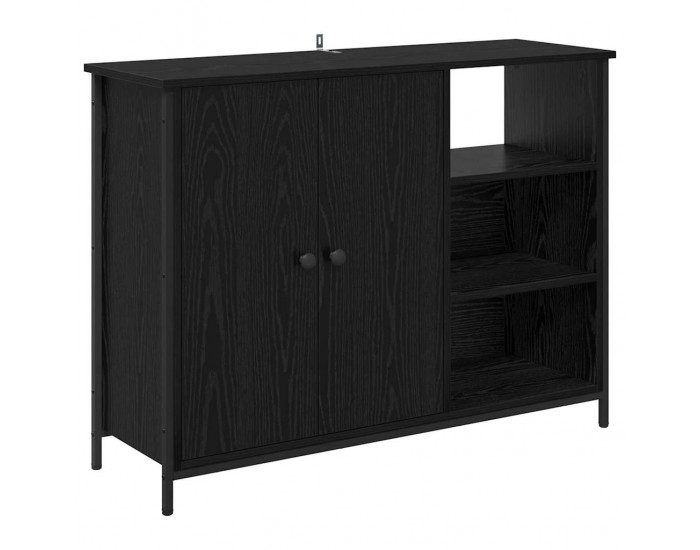 Sonata H Служебен шкаф Черния дъб 100 x 33 x 75 см Инженерно дърво