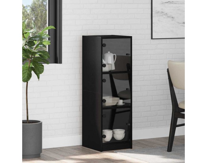 Sonata H Висок шкаф Черния дъб 35 x 37 x 109 см Инженерно дърво