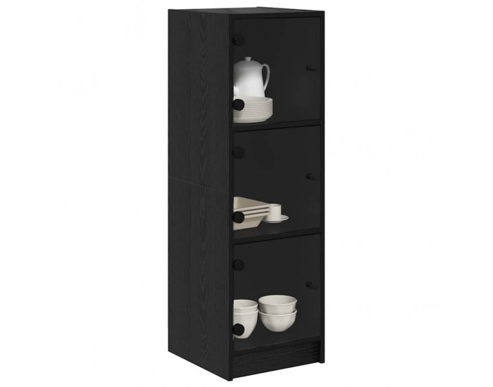 Sonata H Висок шкаф Черния дъб 35 x 37 x 109 см Инженерно дърво