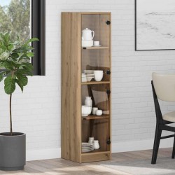 Sonata H Висок шкаф Дъб 35 x 37 x 142 см Инженерно дърво - Corpuri, vitrine, biblioteci modulare
