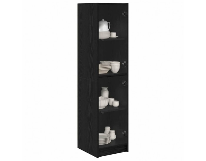 Sonata H Висок шкаф Черния дъб 35 x 37 x 142 см Инженерно дърво