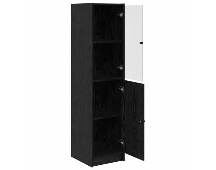 Sonata H Висок шкаф Черния дъб 35 x 37 x 142 см Инженерно дърво
