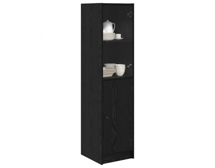 Sonata H Висок шкаф Черния дъб 35 x 37 x 142 см Инженерно дърво