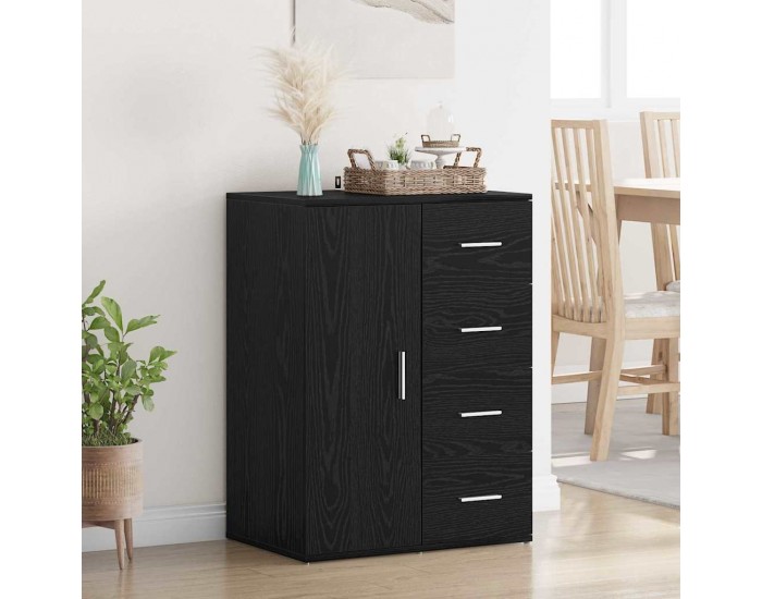 Sonata H Служебен шкаф Черния дъб 59 x 39 x 80 см Инженерно дърво