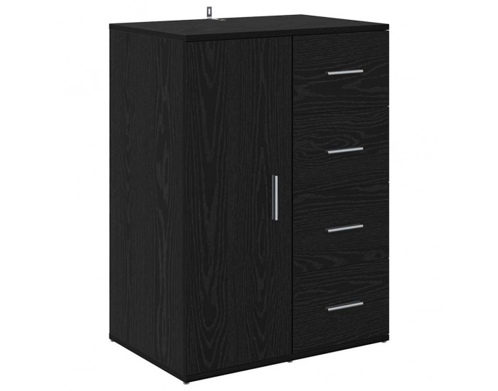 Sonata H Служебен шкаф Черния дъб 59 x 39 x 80 см Инженерно дърво