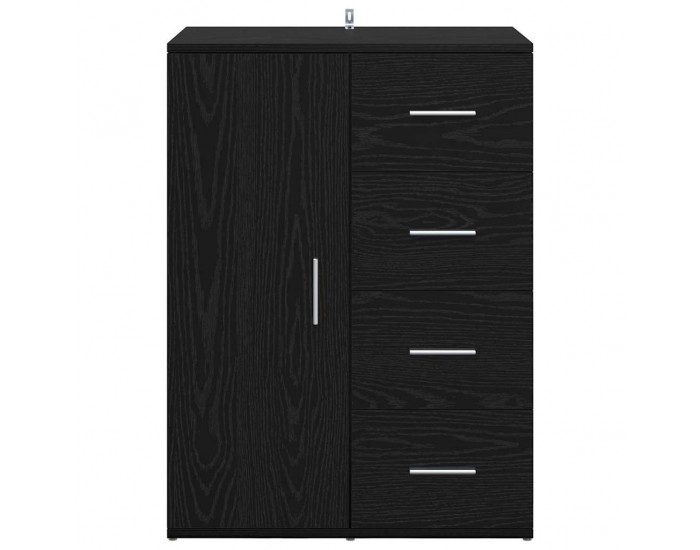 Sonata H Служебен шкаф Черния дъб 59 x 39 x 80 см Инженерно дърво