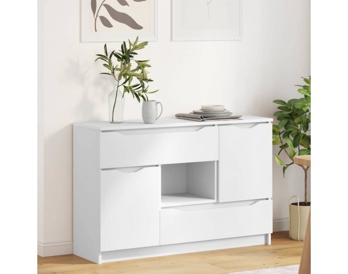 Sonata H Служебен шкаф с чекмедже Бяло 100 x 30 x 65,6 Инженерно дърво