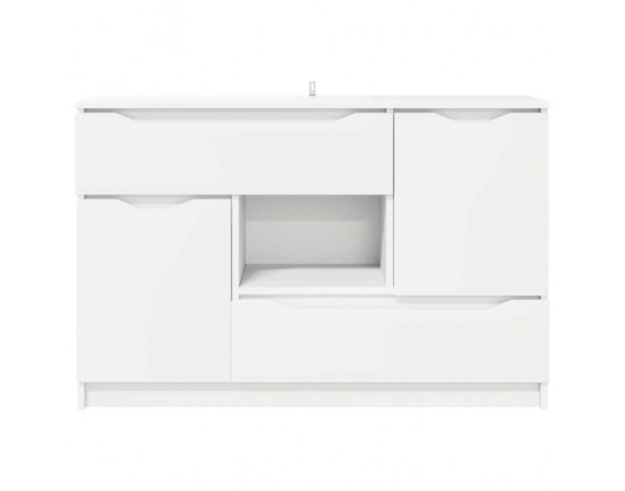 Sonata H Служебен шкаф с чекмедже Бяло 100 x 30 x 65,6 Инженерно дърво