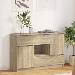 Sonata H Служебен шкаф Сонома дъб 100 x 30 x 65,6 Инженерно дърво - Corpuri, vitrine, biblioteci modulare