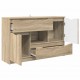 Sonata H Служебен шкаф Сонома дъб 100 x 30 x 65,6 Инженерно дърво