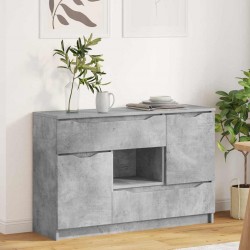 Sonata H Служебен шкаф Циментено сиво 100 x 30 x 65,6 Инженерно дърво - Corpuri, vitrine, biblioteci modulare