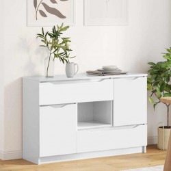 Sonata H Служебен шкаф Лъскаво бяло 100 x 30 x 65,6 Инженерно дърво - Corpuri, vitrine, biblioteci modulare