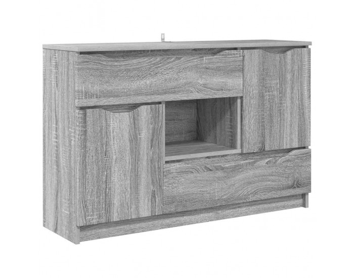 Sonata H Служебен шкаф Сив Сонома 100 x 30 x 65,6 Инженерно дърво