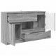Sonata H Служебен шкаф Сив Сонома 100 x 30 x 65,6 Инженерно дърво