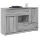 Sonata H Служебен шкаф Сив Сонома 100 x 30 x 65,6 Инженерно дърво