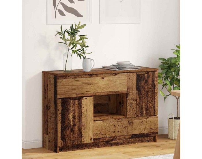 Sonata H Служебен шкаф Старо дърво 100 x 30 x 65,6 Инженерно дърво