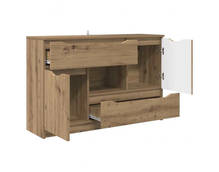Sonata H Служебен шкаф с чекмедже Дъб 100 x 30 x 65,6 Инженерно дърво