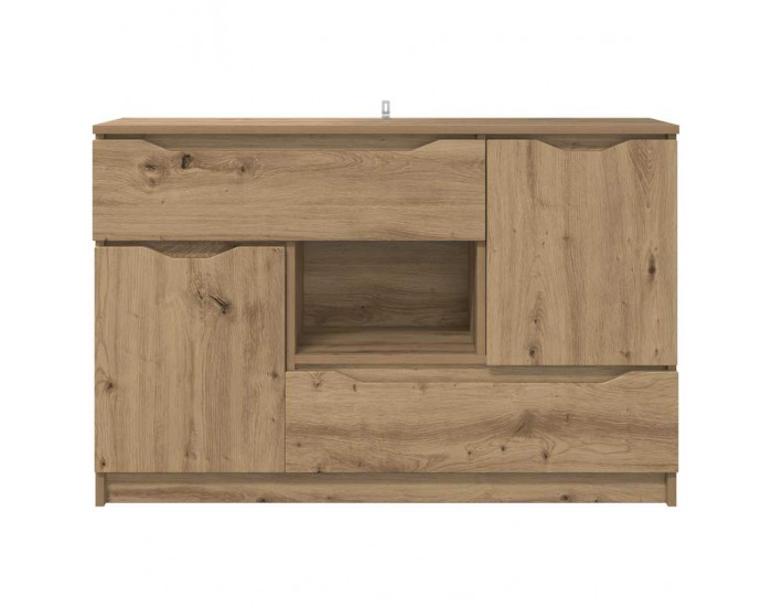 Sonata H Служебен шкаф с чекмедже Дъб 100 x 30 x 65,6 Инженерно дърво